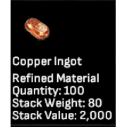 Copper Ingots x 100