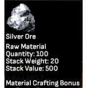 Silver Ore x 100
