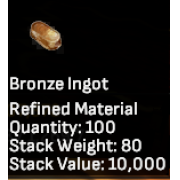 Bronze Ingots x 100