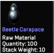 100 Beetle Carapace