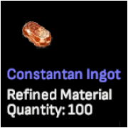Constantan Ingot x 100