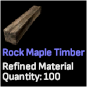 Rock Maple Timber x 100