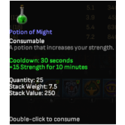 50 potion of might