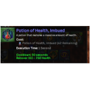 100 health potion imbued