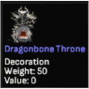Dragonbone throne x2