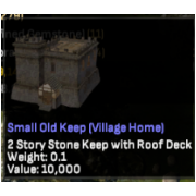 small old  keep  two story village home