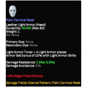 Pain Carnival Mask