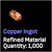 Copper Ingot x 1000