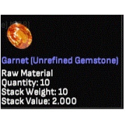 Garnet unrefined Gemstone (10)