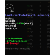 lavalliere of lagomorph necklace uncomon