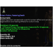 30 poison potion of festering death