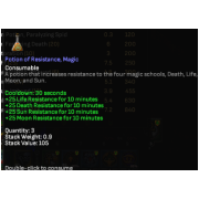 20 potion of magic resistance in sales