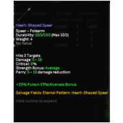 heart shaped speer
