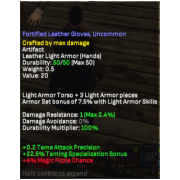 fortified leather glove uncommon