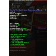 wand of undying ember +13 uncomon