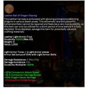 Leather ball of dragon slaying