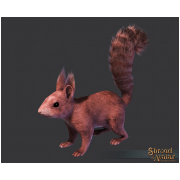 Red Squirrel Decoration Pet