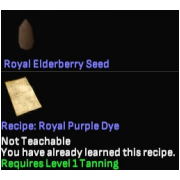 Royal Purple Dye Recipe + Royal Elderberry Seed