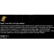 Deed, Town (PA, Tax Free, Water)
