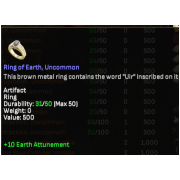 Ring of Earth, Uncommon