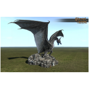 Stone Dragon Statue Keep Size