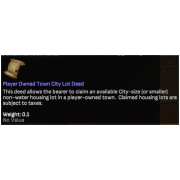 POT City Lot Deed