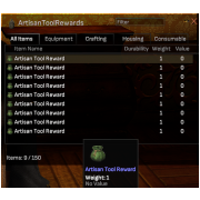9 Artisan Tool Rewards
