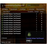 10 Founder Artisan Tool Rewards
