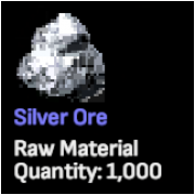 Silver Ore x 1000