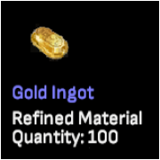 Gold Ingot x 100