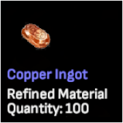 Copper Ingot x 100