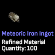 Meteoric Iron Ingot x 100