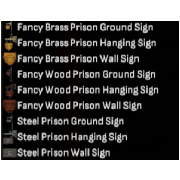 Prison Sign Bundle
