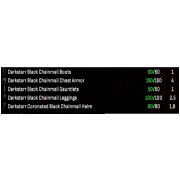 Darkstarr Black Chainmail armor Bundle