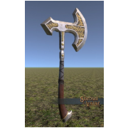 Pattern for a Ornate Norgard Battle Axe