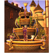 RARE Mardi Gras Fountain