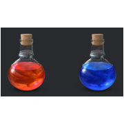 100 of each Greater health and focus potions